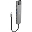3700527313023-Mobility Lab - Hub Adaptateur USB-C 8-en 1 -  100W - gris sideral--2