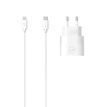 3700527312545-Mobility Lab - Chargeur + câble USB-C vers lightning - 2m - blanc--0