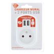 3700527307954-Mobility Lab - Prise murale avec 2 ports USB - blanc--1