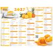3664447227436-Oberthur - Calendrier cuisine - 6 mois par page - 420 x 320 mm - daté--0