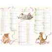 3664447227061-Oberthur C- Calendrier Chatons - 6 mois par page - 420 x 320 mm - daté--0