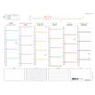 3664447231716-Oberthur - Calendrier bullet- 7 mois par face - 265 x 210 mm - daté--1