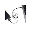 8052694011239-LEGAMI Charge 'N Roll - Câble USB - 24 pin USB-C (M) with detachable USB-C to USB-A adapter pour 24 pin USB-C, Lightning, Micro-USB de type B (M) - 2 A - 1 m -P_405232016_3-2