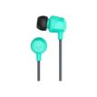 Skullcandy Jib - Écouteurs filaire avec micro - intra-auriculaire - isolation acoustique - turquoise