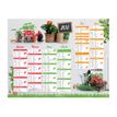 3664447168180-Oberthur - Calendrier jardin - 6 mois par page - 270 x 210 mm - daté-P_405232735_1-0