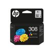 0196786390340-HP 308 - Cyan, magenta, jaune - cartouche d'encre originale (7FP20UE#SE1)-P_405233054_47-6