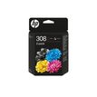 0199764688613-HP 308 - Pack de 2 - noir, jaune, cyan, magenta - cartouche d'encre originale (6L6S6UE)-P_405233056_45-14