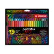 4006381581943-STABILO pointMax ARTY - Feutre - couleurs assorties - encre à l'eau - 0.8 mm - moyen (pac-P_405234763_2-0
