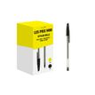 3539012005354-Les Prix Mini - 50 Stylos bille noir - pointe conique de 1 mm  -P_405234816_1-0
