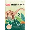 Maquette bois 3D - Diplodocus - 38 pièces