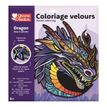 3532437502385-Coloriage velours dragon - Expérience sensorielle unique dès 6 ans--0