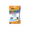 3086123734814-BIC Cristal SOFT - 10 Stylos à bille - bleu, noir, rouge, vert -P_405235903_1-0
