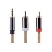 3303170110836-T'nB Rope - Câble audio - prise audio de 3,5 mm (M) vers  RCA (M) - 3 m - brun-P_405236435_2-0