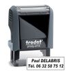 0092399530855-Tampon personnalisé avec 2 lignes - zone d'impression 26 x 9 mm - Trodat Printy 4910 gris-P_405236479_3-0