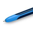 3086123748170-BIC 4 Couleurs Smooth Pro - Stylo-Bille rechargeable & rétractable, pointe moyenne (1,0 mm)  corps bicolore: bleu foncé et bleu clair - encre ultra douce --P_405239855_3-2