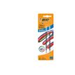 3086123763272-BIC 4 Couleurs Smooth - Recharge - bleu - 1 mm - moyen (pack de 2)-P_405239858_4-3