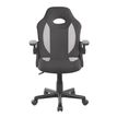 3760185028950-Fauteuil de bureau JUNIOR FLIP - avec accoudoirs - noir et gris--1