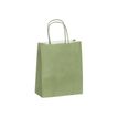 3135250900842-50 Sacs cadeau kraft - poignées torsadées - 18 cm x 8 cm x 22 cm - vert amande-P_405240039_1-0