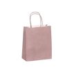 3135250900880-50 Sacs cadeau kraft - poignées torsadées - 18 cm x 8 cm x 22 cm - rose poudré-P_405240042_1-0
