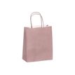 3135250900897-50 Sacs cadeau kraft - poignées torsadées - 23 cm x 12 cm x 30 cm - rose poudré-P_405240043_1-0