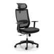 3760388581306-Fauteuil de bureau CASSIOPEA - accoudoirs - appuie-tête - noir-P_405240359_1-2