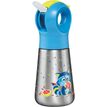 3154148730019-Gourde MINIZ en acier inoxydable 350 ml pour enfants – Design raton laveur – Étanche -P_405240383_2-1