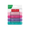 4005402546541-Faber-Castell Textliner 46 - Surligneur - fard à joues pastel, pastel purple pink, lilas pastel, turquoise pastel - encre-P_405241157_5-5
