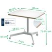 4002432138395-Bureau ERGO - Bureau assis-debout compact - réglable manuel 75-114cm - Blanc--2