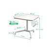 4002432138395-Bureau ERGO - Bureau assis-debout compact - réglable manuel 75-114cm - Blanc-P_405242224_13-8