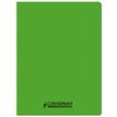 Conquérant Classique - Cahier polypro - 24 x 32 cm - 48 pages - petits carreaux (5x5 mm) - vert