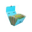 3130630556992-Exacompta Pop'N Co - Trieur à soufflet - 24 compartiments - pour A4 (210 x 297 mm) - cyan-P_405242635_3-1