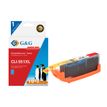 Cartouche compatible Canon CLI-551XL - cyan - G&G