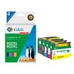 Cartouche compatible HP 932XL - Pack de 2 - noir, cyan, magenta, jaune - G&G