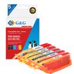 Cartouche compatible Canon CLI-551XL/PGI-550XL - Pack de 4 - noir, cyan, magenta, jaune - G&G