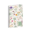 3371010532124-Agenda Année Civile - MINISTRE SPIRALÉ FR - Couverture Daisy - Herbier - 16x24 cm - Semainier - 14 mois de décembre à ja--0