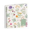3371010532100-Agenda Année Civile - EXECUTIF SPIRALÉ FR - Couverture Daisy - Herbier - 16x16 cm - Semainier - 13 mois de décembre à déc--0