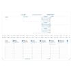 3371010514038-Quo Vadis - Agenda - Spiralé - Agendascop S - Semainier Planning - Français - Impala - Rouge - 13 mois de décembre à décembre - 30x10 cm - Papier Clairefontaine blanc - Fabri--1