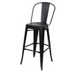 Lot de 2 tabourets hauts URBAN - noir 