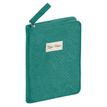 3371010531608-Agenda Année Civile - AFFAIRES FR avec répertoire - Couverture Colette avec zip - Vert émeraude - 10x15 cm - Semainier - 14 mois de décembre à ja--0