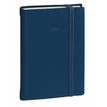 3371010486991-Agenda Année Civile - DAILY POCKET fas Multilingue - Couverture Silk avec élastique - Bleu marine - 8,5x13 cm  Journalier - 12 mois de de janvier à déc--0
