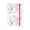 3147280295584-Agenda à élastique Oxford Flowers - 1 semaine sur 2 pages - 10 x 15 cm - Décor Herbier - Hamelin--0