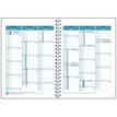 3660942088497-Agenda de bureau Mini Labo Easytime 21S spiralé - 1 semaine sur 1 page - 15 x 21 cm - Vert - Exacompta--3