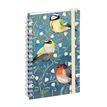 3660942088282-Agenda de poche spiralé Sophie Adde Lady 16S - 1 semaine sur 2 pages - 9 x 16 cm - Oiseaux - Exacompta--0