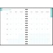 3660942088442-Agenda de bureau Sophie Adde Lady 20S spiralé - 1 semaine sur 2 pages - 15 x 21 cm - Fleurs - Exacompt--1