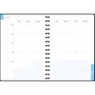 3660942088442-Agenda de bureau Sophie Adde Lady 20S spiralé - 1 semaine sur 2 pages - 15 x 21 cm - Fleurs - Exacompt--5