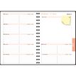 3660942088442-Agenda de bureau Sophie Adde Lady 20S spiralé - 1 semaine sur 2 pages - 15 x 21 cm - Fleurs - Exacompt--8