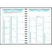 3660942088442-Agenda de bureau Sophie Adde Lady 20S spiralé - 1 semaine sur 2 pages - 15 x 21 cm - Fleurs - Exacomp--10
