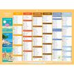 3660942086332-Calendrier illustré Tourisme - 7 mois par face - 29,5 x 22 cm - Exacompta--1