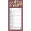 3660942086349-Calendrier mensuel avec feuillets détachables 15,5 x 28,5 cm sur plaque décors Végétal 19 x 41 cm  - disponible dans différentes cou--1