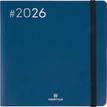 3664447205984-Agenda Flex - 1 semaine sur 2 pages - 16 x 16 cm - marine - Oberthur--0
